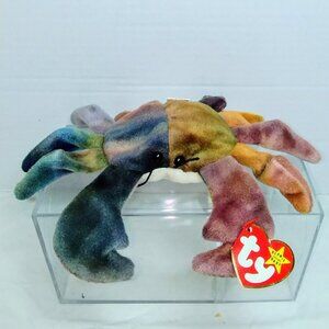 Ty Beanie Babies CLAUDE the Crab 4083 errors on tag